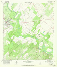 Download a high-resolution, GPS-compatible USGS topo map for George West, TX (1972 edition)