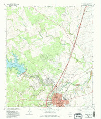 preview thumbnail of historical topo map of Georgetown, TX in 1982