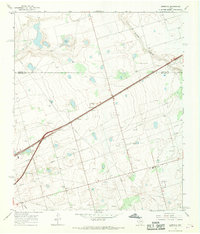 preview thumbnail of historical topo map of Midland County, TX in 1966