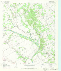 Download a high-resolution, GPS-compatible USGS topo map for Gholson, TX (1971 edition)