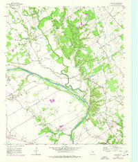 Download a high-resolution, GPS-compatible USGS topo map for Gholson, TX (1977 edition)