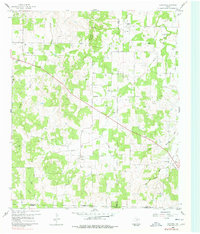 preview thumbnail of historical topo map of Jack County, TX in 1960
