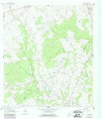 Download a high-resolution, GPS-compatible USGS topo map for Gillett, TX (1987 edition)