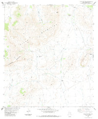 Download a high-resolution, GPS-compatible USGS topo map for Gilliland Peak, TX (1984 edition)
