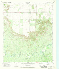 1966 Map of Knox County, TX, 1969 Print