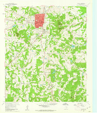 Download a high-resolution, GPS-compatible USGS topo map for Gilmer, TX (1962 edition)