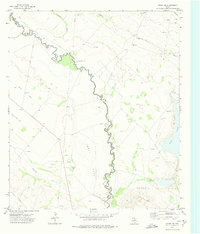 Download a high-resolution, GPS-compatible USGS topo map for Girvin NW, TX (1975 edition)