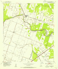 preview thumbnail of historical topo map of Wharton County, TX in 1953