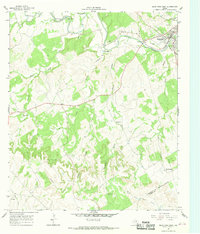 Download a high-resolution, GPS-compatible USGS topo map for Glen Rose West, TX (1968 edition)