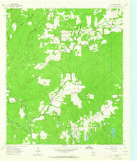 preview thumbnail of historical topo map of Trinity County, TX in 1962