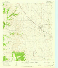 preview thumbnail of historical topo map of Godley, TX in 1961