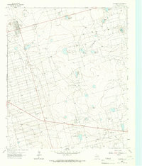 Download a high-resolution, GPS-compatible USGS topo map for Goldsmith, TX (1967 edition)
