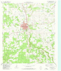 Download a high-resolution, GPS-compatible USGS topo map for Goldthwaite, TX (1980 edition)