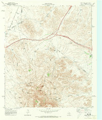 Download a high-resolution, GPS-compatible USGS topo map for Gomez Peak, TX (1973 edition)