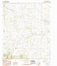 preview thumbnail of historical topo map of Hardeman County, TX in 1990