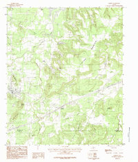 Download a high-resolution, GPS-compatible USGS topo map for Gordon, TX (1984 edition)