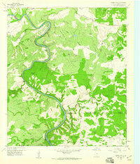 Download a high-resolution, GPS-compatible USGS topo map for Gorman Falls, TX (1960 edition)