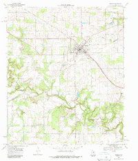 Download a high-resolution, GPS-compatible USGS topo map for Gorman, TX (1987 edition)