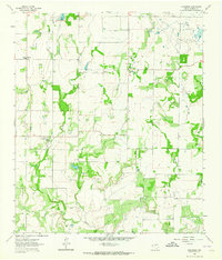 preview thumbnail of historical topo map of Coleman County, TX in 1962