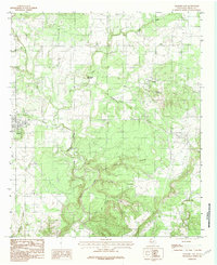 Download a high-resolution, GPS-compatible USGS topo map for Graford East, TX (1984 edition)