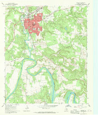 Download a high-resolution, GPS-compatible USGS topo map for Graham, TX (1970 edition)