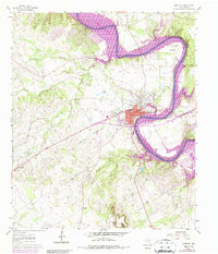 preview thumbnail of historical topo map of Granbury, TX in 1961