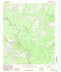 Download a high-resolution, GPS-compatible USGS topo map for Grand Bluff, TX (1983 edition)