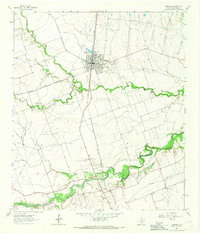 Download a high-resolution, GPS-compatible USGS topo map for Granger, TX (1966 edition)