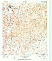 Download a high-resolution, GPS-compatible USGS topo map for Grapeland, TX (1951 edition)