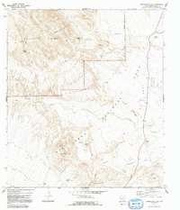 Download a high-resolution, GPS-compatible USGS topo map for Grapevine Hills, TX (1991 edition)