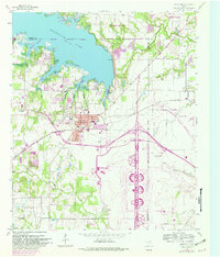 Download a high-resolution, GPS-compatible USGS topo map for Grapevine, TX (1982 edition)