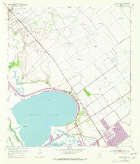Download a high-resolution, GPS-compatible USGS topo map for Green Lake, TX (1976 edition)