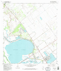 Download a high-resolution, GPS-compatible USGS topo map for Green Lake, TX (1995 edition)