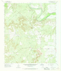Download a high-resolution, GPS-compatible USGS topo map for Green Mountain, TX (1968 edition)