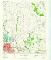 Download a high-resolution, GPS-compatible USGS topo map for Greenville NE, TX (1964 edition)