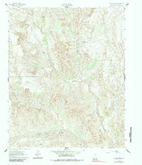 preview thumbnail of historical topo map of Donley County, TX in 1962