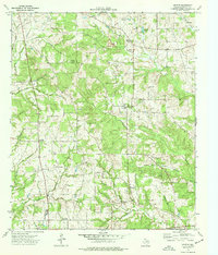 preview thumbnail of historical topo map of Cherokee County, TX in 1973
