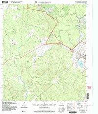 Download a high-resolution, GPS-compatible USGS topo map for Groveton West, TX (2006 edition)