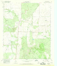 Download a high-resolution, GPS-compatible USGS topo map for Grow, TX (1970 edition)