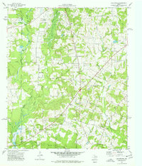 Download a high-resolution, GPS-compatible USGS topo map for Gum Springs, TX (1977 edition)