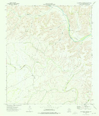 preview thumbnail of historical topo map of Val Verde County, TX in 1973
