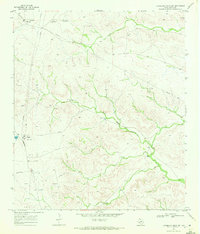 Download a high-resolution, GPS-compatible USGS topo map for Hackberry Draw NW, TX (1972 edition)