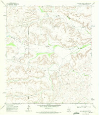 Download a high-resolution, GPS-compatible USGS topo map for Hackberry Draw SE, TX (1972 edition)