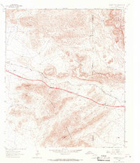 Download a high-resolution, GPS-compatible USGS topo map for Hackett Peak, TX (1967 edition)