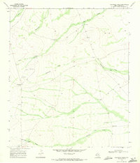 preview thumbnail of historical topo map of Reeves County, TX in 1968