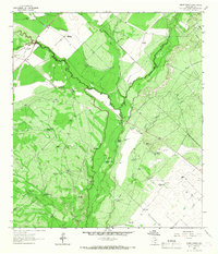 Download a high-resolution, GPS-compatible USGS topo map for Halff Ranch, TX (1967 edition)