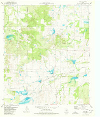 Download a high-resolution, GPS-compatible USGS topo map for Hall, TX (1980 edition)