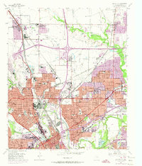 Download a high-resolution, GPS-compatible USGS topo map for Haltom City, TX (1974 edition)