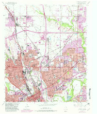 1955 Map of Haltom City