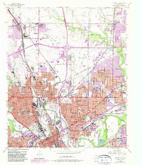 Download a high-resolution, GPS-compatible USGS topo map for Haltom City, TX (1987 edition)